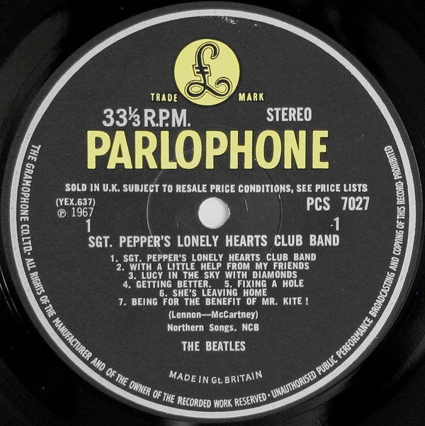 The Beatles - Sgt. Pepper's Lonely Hearts Club Band | Very Good (VG) Near Mint (NM)-Music History