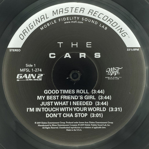 The Cars - The Cars | Mint (M) Mint (M)-Music History