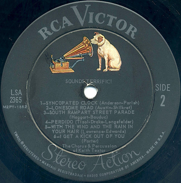 The Chorus And Percussion Of Keith Textor - Sounds Terrific! | Very Good Plus (VG+) Very Good (VG)-Music History