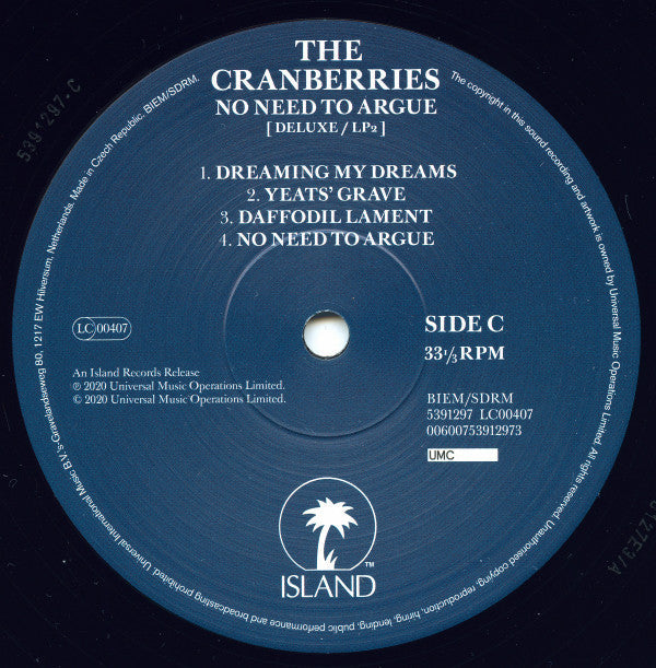 The Cranberries - No Need To Argue | Mint (M) Mint (M)-Music History