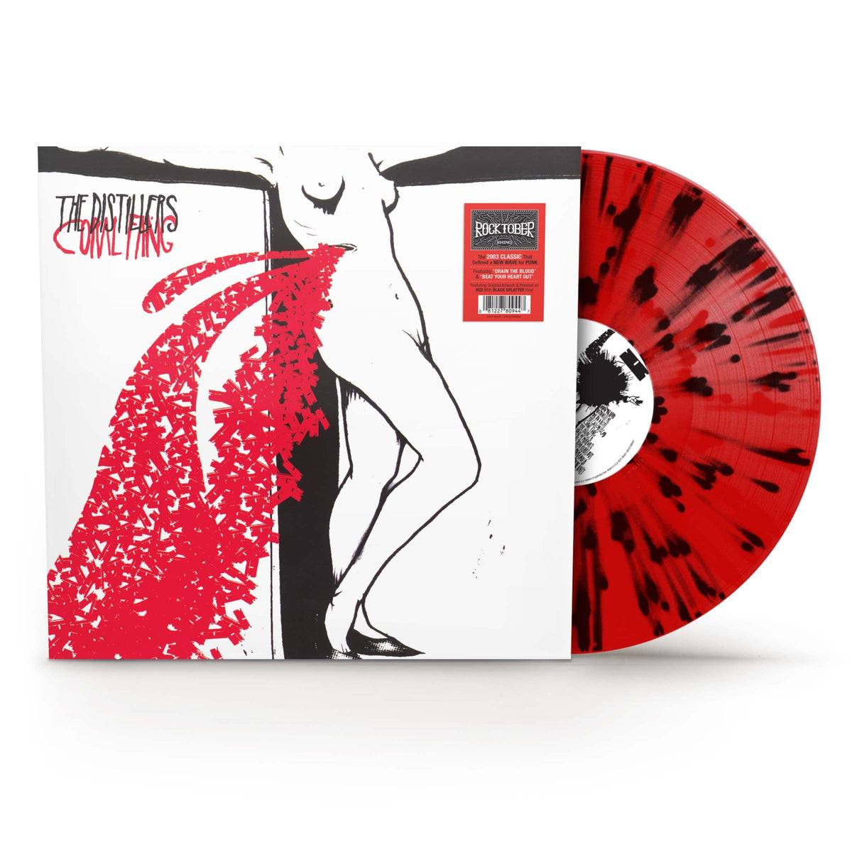 The Distillers - Coral Fang [RKTBR25](REDw/BLACK SPLATTER VINYL) | Mint (M) Mint (M)-Music History