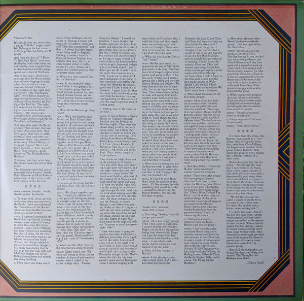 The Flying Burrito Bros - The Last Of The Red Hot Burritos | Very Good Plus (VG+) Near Mint (NM)-Music History