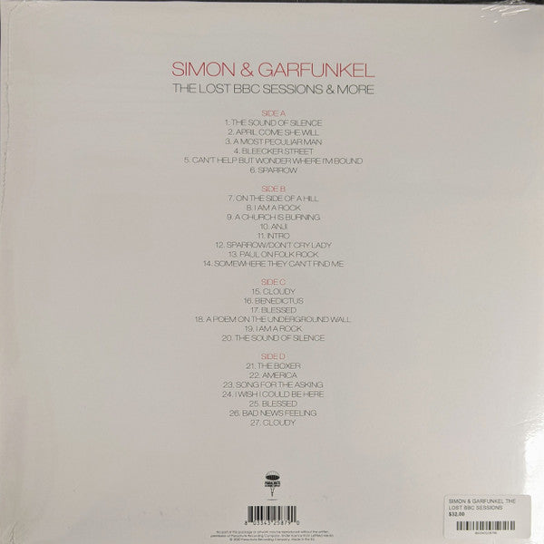 Simon & Garfunkel - The Lost BBC Sessions & More (2LP) | Mint (M) Mint (M)-Music History