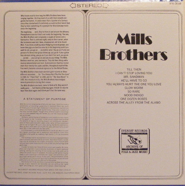 The Mills Brothers - Mills Brothers | Near Mint (NM) Very Good Plus (VG+)-Music History