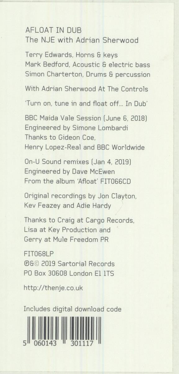 The Near Jazz Experience With Adrian Sherwood - Afloat In Dub | Mint (M) Generic-Music History