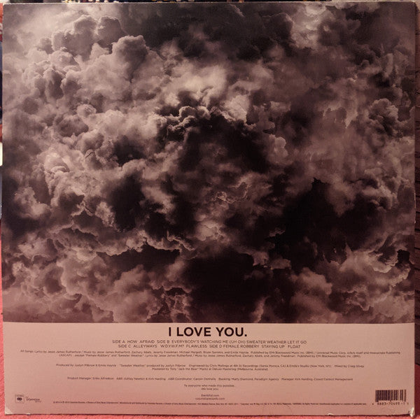 The Neighbourhood (3)  I Love You. | Mint (M) Mint (M)-Music History