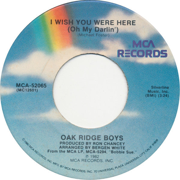 The Oak Ridge Boys - I Wish You Were Here (Oh My Darlin') | Near Mint (NM) Very Good Plus (VG+)-Music History