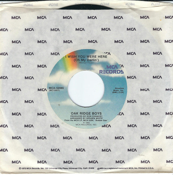 The Oak Ridge Boys - I Wish You Were Here (Oh My Darlin') | Near Mint (NM) Very Good Plus (VG+)-Music History