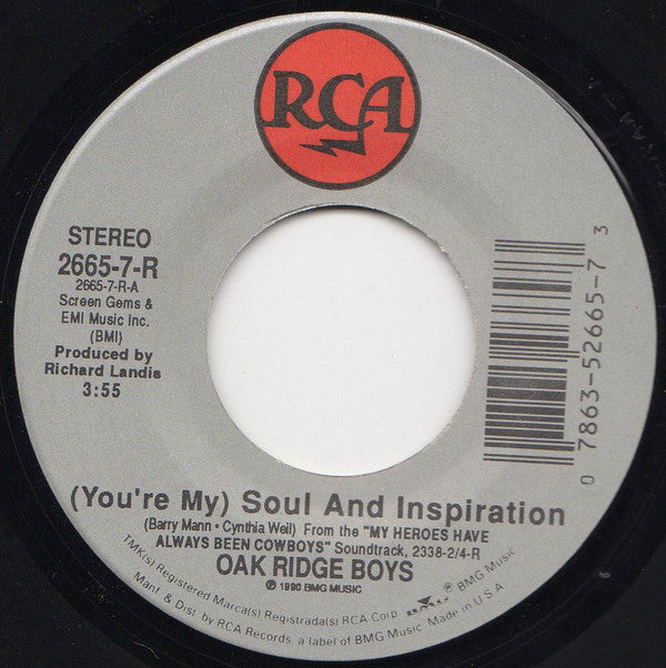 The Oak Ridge Boys - (You're My) Soul And Inspiration | Near Mint (NM) Near Mint (NM)-Music History