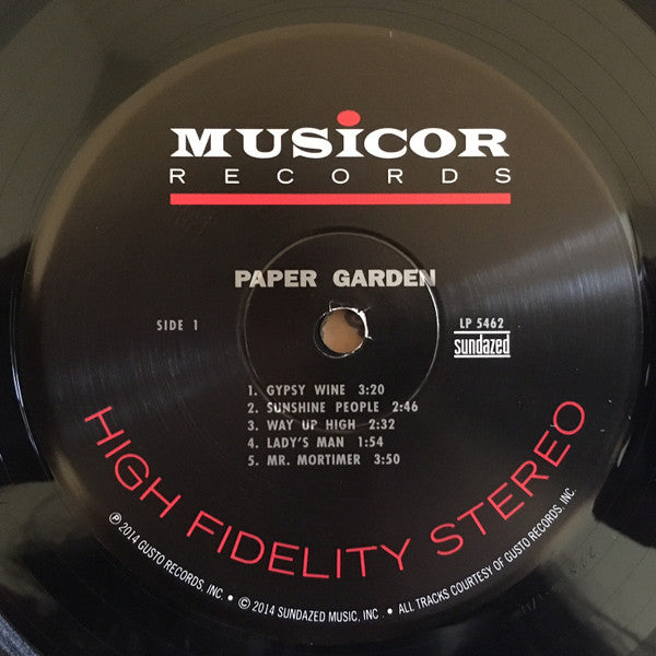 The Paper Garden - The Paper Garden | Mint (M) Mint (M)-Music History