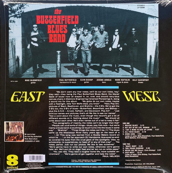 The Paul Butterfield Blues Band - East-West (BLUE VINYL) | Mint (M) Mint (M)-Music History