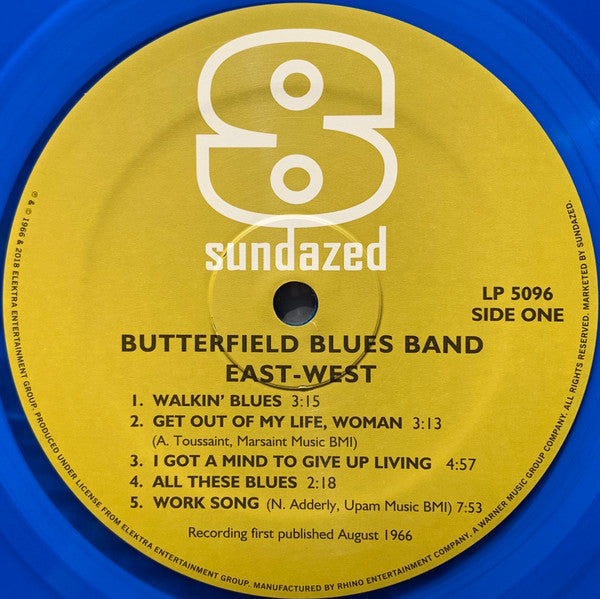 The Paul Butterfield Blues Band - East-West (BLUE VINYL) | Mint (M) Mint (M)-Music History