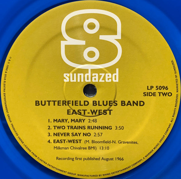 The Paul Butterfield Blues Band - East-West (BLUE VINYL) | Mint (M) Mint (M)-Music History