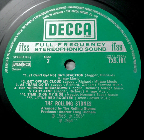 The Rolling Stones - Big Hits [High Tide And Green Grass] | Near Mint (NM) Near Mint (NM)-Music History