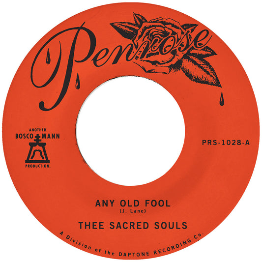 Thee Sacred Souls - Any Old Fool B/W Price I'Ll Pay (VINYL 7") |-Music History