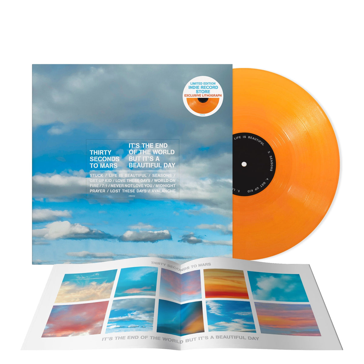 Thirty Seconds To Mars - It's The End Of The World But It's A Beautiful Day [Color LP] | Mint (M) Mint (M)-Music History
