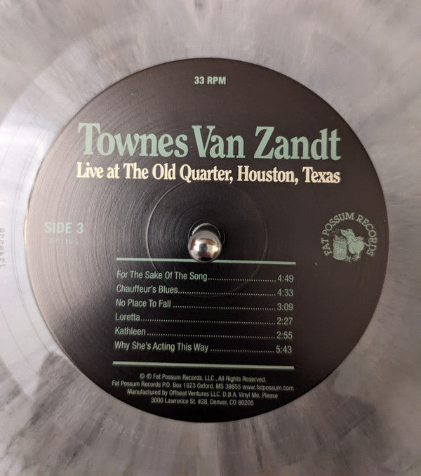 Townes Van Zandt - Live At The Old Quarter, Houston, Texas (COLOR VINYL) | Mint (M) Mint (M)-Music History
