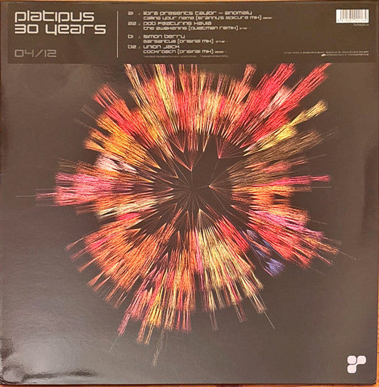 Platipus 30 Years 04/12 (VINYL 12") | Mint (M) Mint (M)-Music History