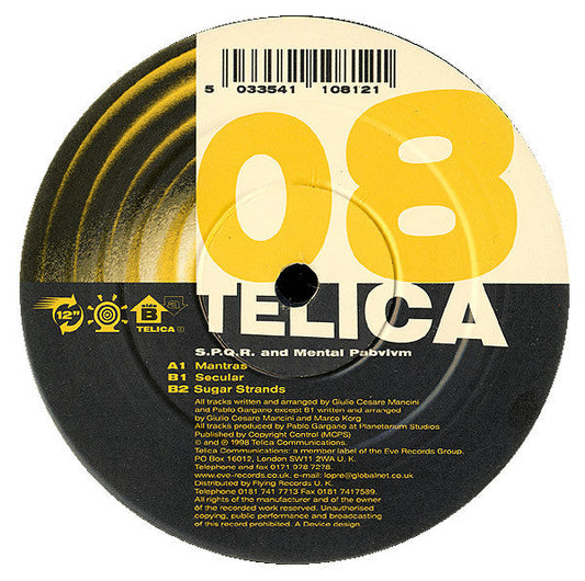 S.P.Q.R. - Mantras / Secular / Sugar Strands | Very Good Plus (VG+) Very Good (VG)-Music History