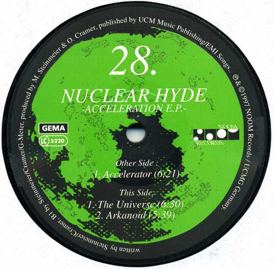 Nuclear Hyde - Acceleration E.P. (12" VINYL) | Very Good (VG) Excellent (EX)-Music History