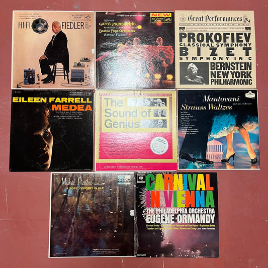 Various - 8 CLASSICAL MUSIC VINYL RECORD ALBUM LPS <EX CONDITIONS> | Very Good Plus (VG+) Very Good Plus (VG+)-Music History