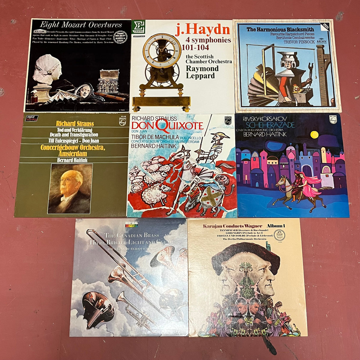 Various - 8 CLASSICAL MUSIC VINYL RECORD ALBUM LPS (EX TO NM : LIKE NEW) | Near Mint (NM or M-)-Music History