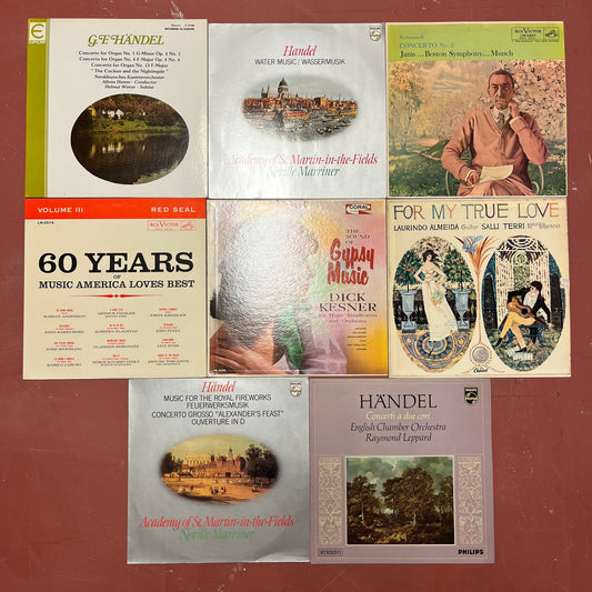 Various - 8 CLASSICAL VINYL RECORD ALBUM LPS <EX TO NM CONDITIONS> | Near Mint (NM or M-) Excellent+ (EX+)-Music History