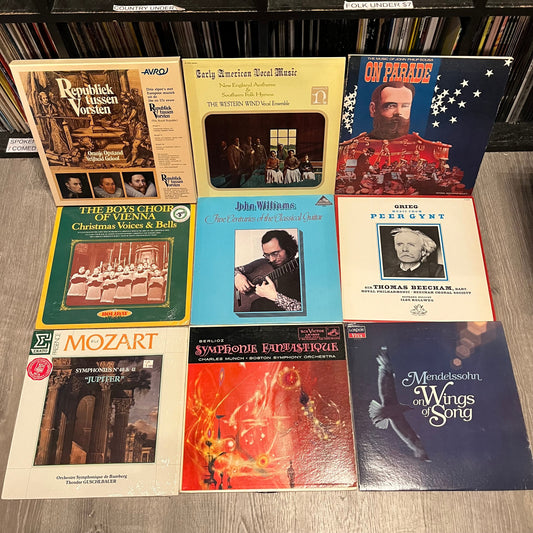 Various - 9 CLASSICAL VINYL RECORD LPS *EX-NM* | Excellent (EX) Excellent (EX)-Music History