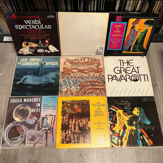 Various - 9 CLASSICAL VINYL RECORD LPS *EX-NM* | Excellent (EX) Excellent (EX)-Music History