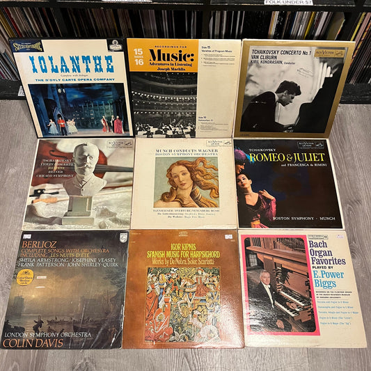 Various - 9 CLASSICAL VINYL RECORD LPS *EX-NM* | Excellent (EX) Excellent (EX)-Music History