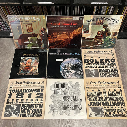 Various - 9 CLASSICAL VINYL RECORD LPS *EX-NM* | Excellent (EX) Excellent (EX)-Music History