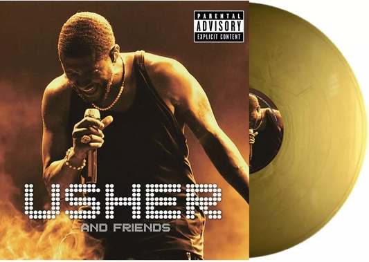 Usher - Usher And Friends(LTD Gold Colored Vinyl Import) | Mint (M) Mint (M)-Music History