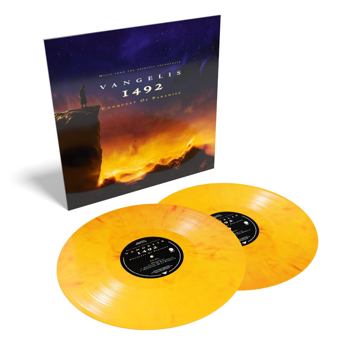 Vangelis - 1492: Conquest Of Paradise (Music From The Original Soundtrack)(2x Yellow Flame Vinyl) | Mint (M) Mint (M)-Music History