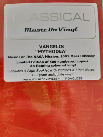 Mythodea (Music For The NASA Mission: 2001 Mars Odyssey) | Mint (M) Mint (M)-Music History