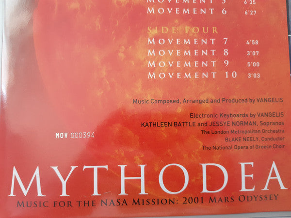 Mythodea (Music For The NASA Mission: 2001 Mars Odyssey) | Mint (M) Mint (M)-Music History