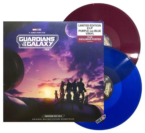 Various Artists - Guardians Of The Galaxy Vol. 3: Awesome Mix Vol. 3 (Limited Edition, Translucent Grape & Cobalt Blue Colored Vinyl, Bonus Poster) (2 Lp's) |-Music History