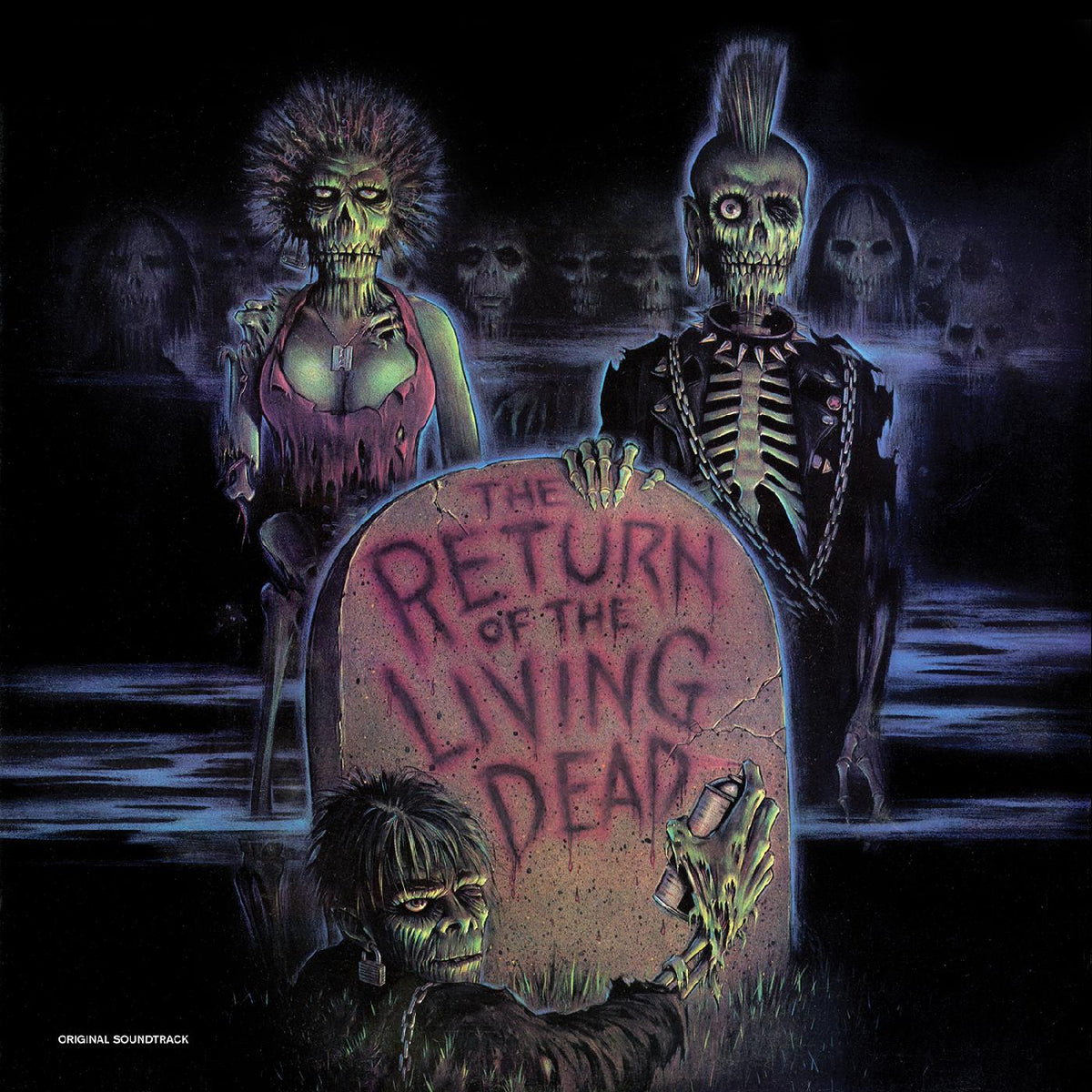 Various Artists - The Return Of The Living Dead--Original Soundtrack (Green W/ Black "Toxic Waste" ViNYL) | Mint (M) Mint (M)-Music History