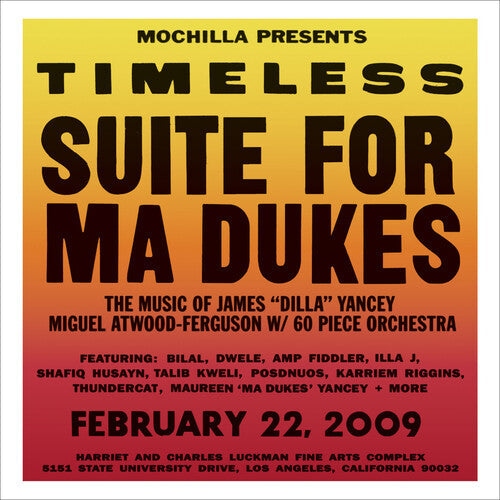 Various Artists - Timeless: Suite for Ma Dukes (2 Lp's) |-Music History