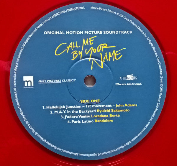 Call Me By Your Name (Original Motion Picture Soundtrack) | Mint (M) Mint (M)-Music History