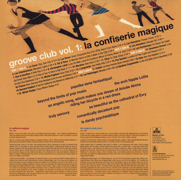 Groove Club Vol. 1: La Confiserie Magique | Mint (M) Mint (M)-Music History