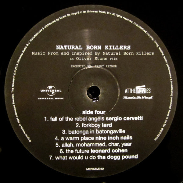 Various - Natural Born Killers: A Soundtrack For An Oliver Stone Film | Mint (M) Mint (M)-Music History