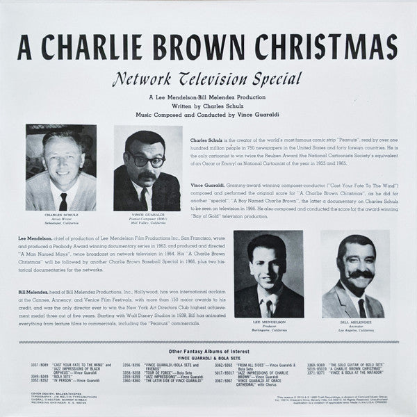 Vince Guaraldi A Charlie Brown Christmas Craft Recordings, Fantasy LP, Album, RE, 180 Mint (M) Mint (M)-Music History