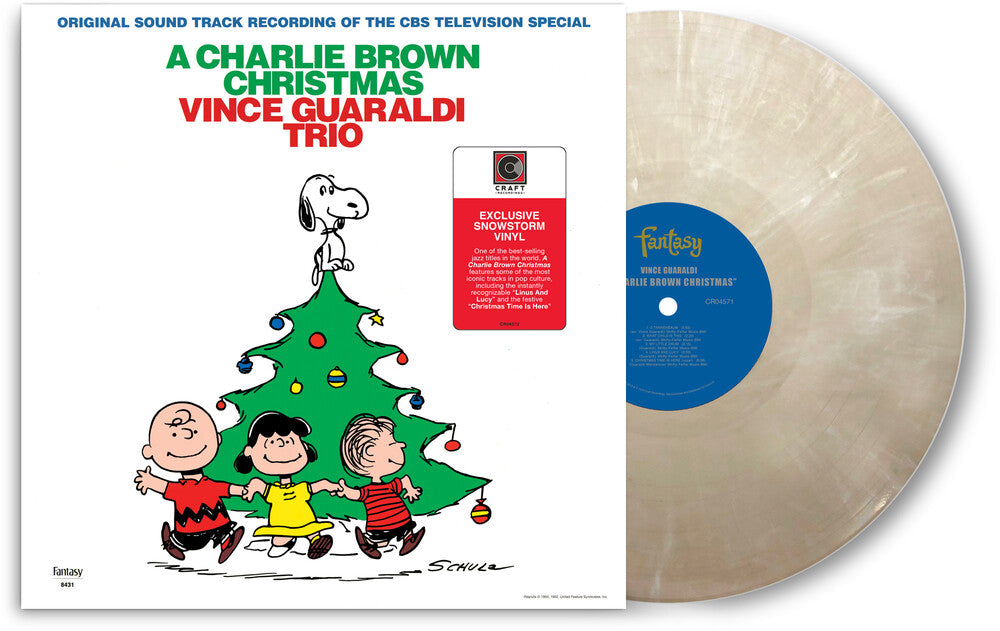 Vince Guaraldi Trio - A Charlie Brown Christmas (SNOWSTORM COLOR VINYL) | Mint (M) Mint (M)-Music History