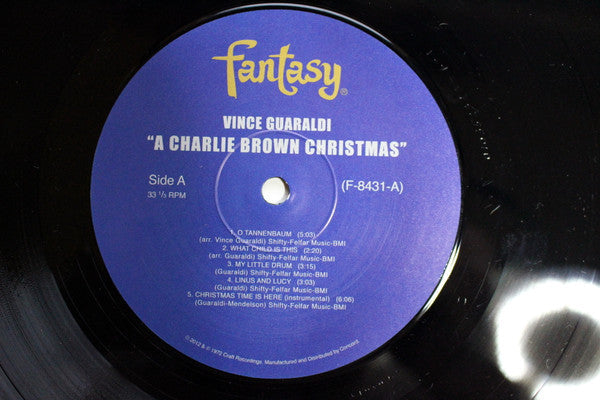 Vince Guaraldi Trio - A Charlie Brown Christmas (VINYL) | Mint (M) Mint (M)-Music History