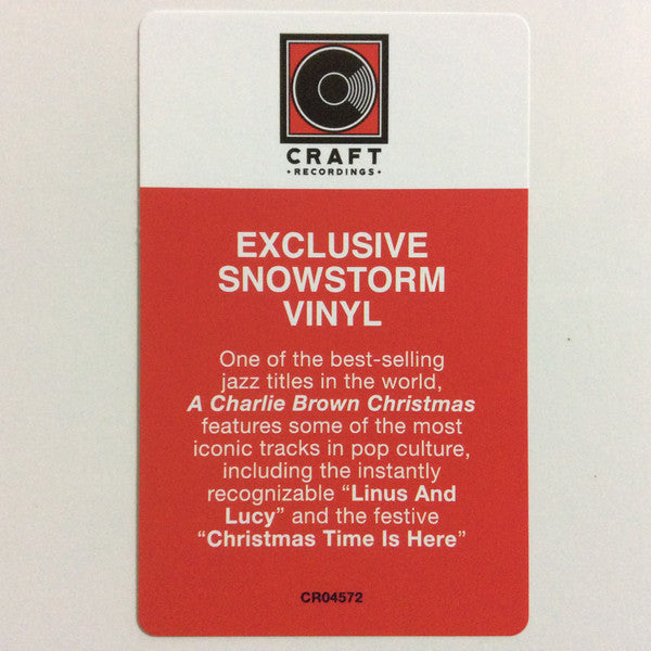 Vince Guaraldi Trio - A Charlie Brown Christmas (SNOWSTORM COLOR VINYL) | Mint (M) Mint (M)-Music History