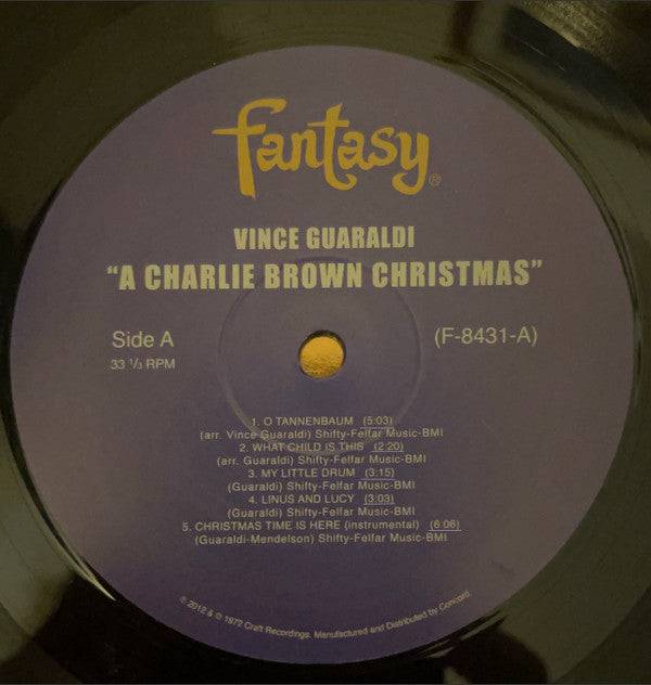 Vince Guaraldi Trio - A Charlie Brown Christmas (VINYL) | Mint (M) Mint (M)-Music History