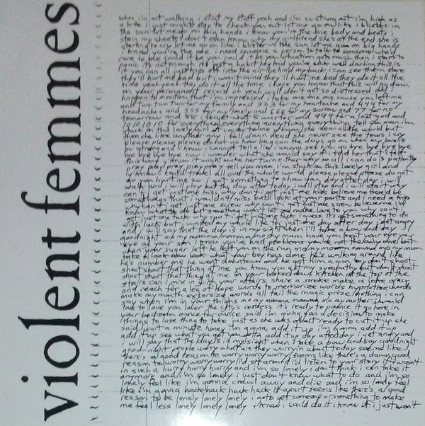 Violent Femmes Violent Femmes Craft Recordings LP, Album, RE, RM, 180 Mint (M) Mint (M)-Music History
