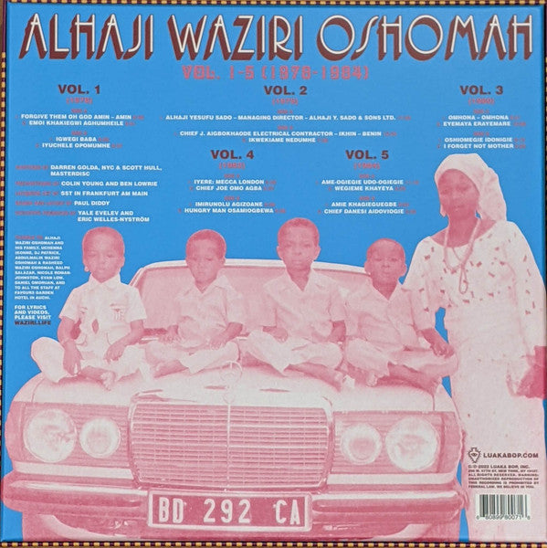 Waziri Oshomah - Vol. 1-5 (1978-1984) | Mint (M) Mint (M)--Music History
