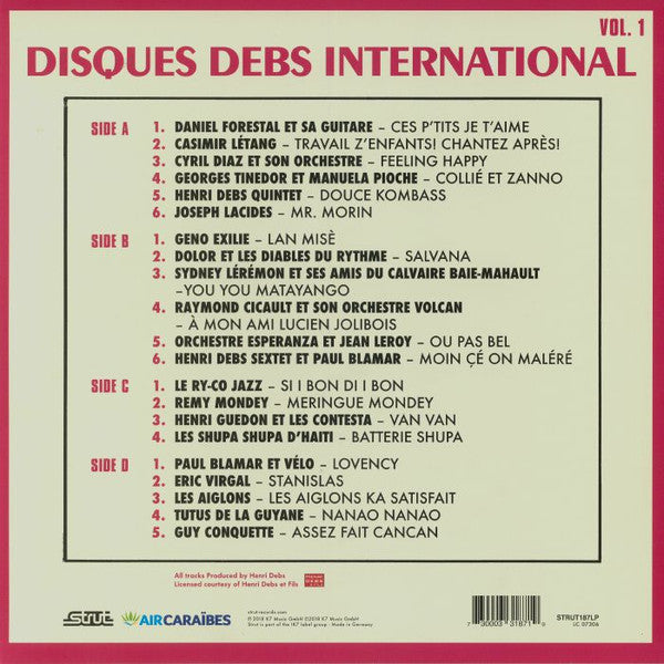Disques Debs International Volume 1 (2xVINYL)(An Island Story: Biguine, Afro Latin & Musique Antillaise 1960-1972) | Mint (M) Mint (M)--Music History