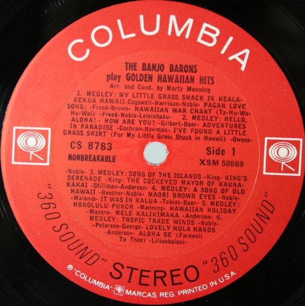 The Banjo Barons - Golden Hawaiian Hits | Near Mint (NM) Near Mint (NM)--Music History